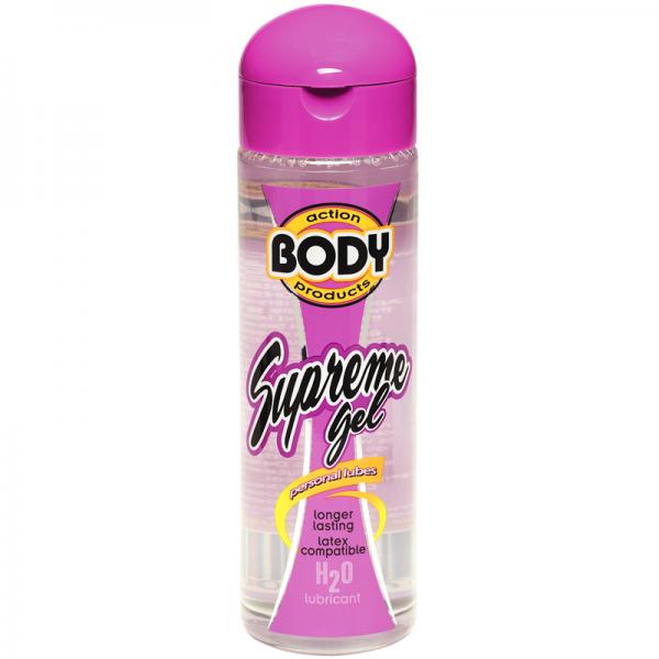 Body Action Supreme Water Based Gel Lubricant 2.3 Fl Oz