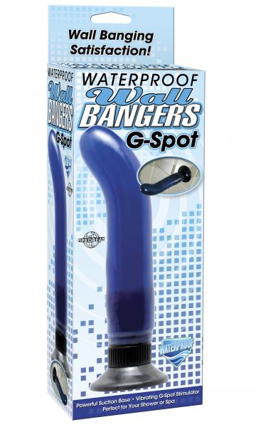 Waterproof Wall Bangers G-Spot Vibrator Blue