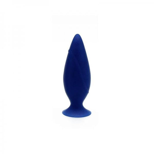 Corked Small Anal Plug - Blue