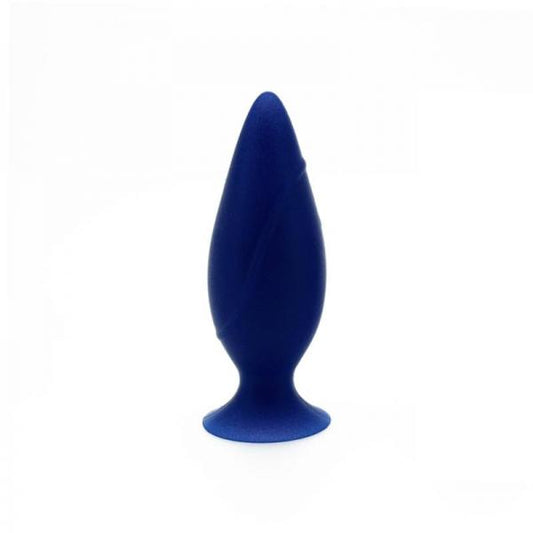 Corked Medium Anal Plug - Blue