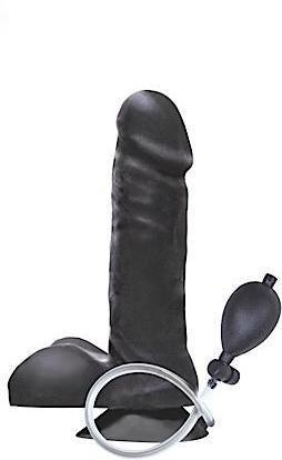 Vibrating Inflatable Dong Black