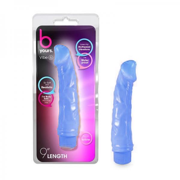 B Yours Vibe 6 Blue Realistic Vibrator