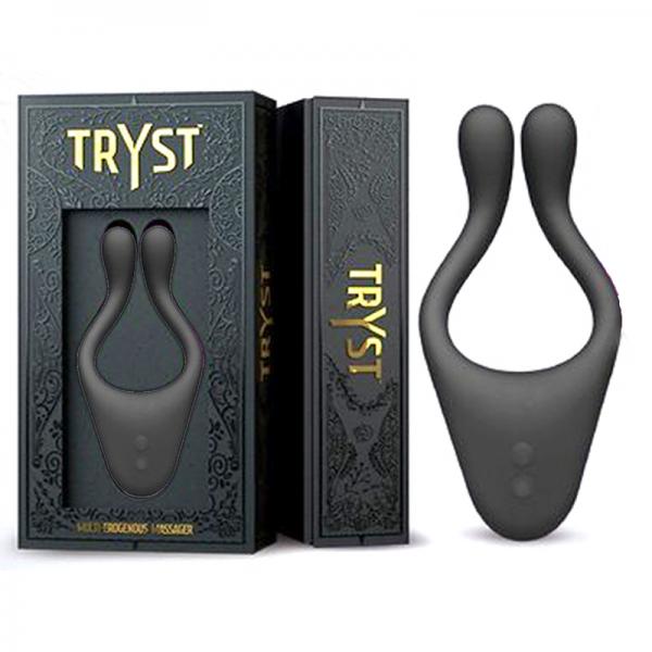 Tryst Black Multi-Erogenous Massager