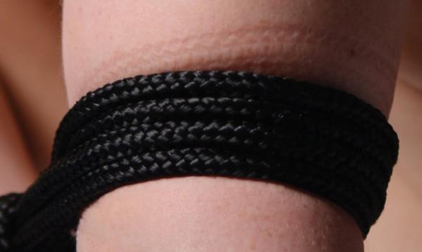 Strict Bondage Rope 30 feet Black Nylon