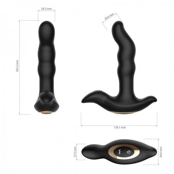 T-Bone Tushy Pleasure Black Prostate Massager