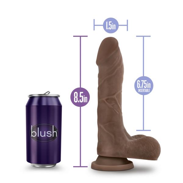 Au Naturel Mister Perfect Chocolate Brown Dildo