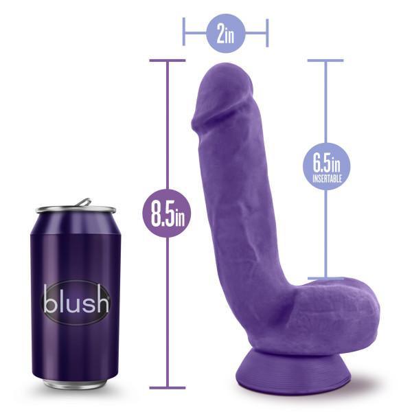 Au Natural Bold Pound 8.5 inches Dildo Purple