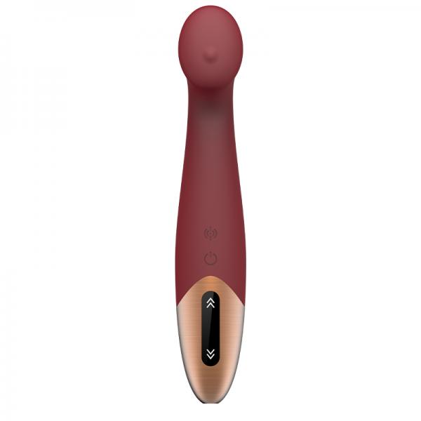 Tethys Touch Panel G-spot Vibrator Wine Red